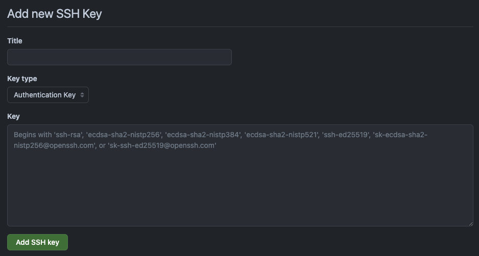 add_new_ssh_key_on_github